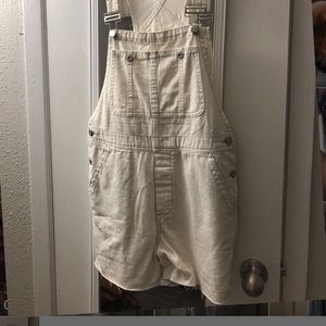 White We The Free short overalls